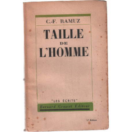 Taille de l'homme
