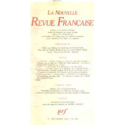 La nouvelle revue francaise n° 419 / EO numerotée sur velin ( n° 6 )
