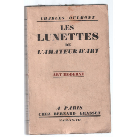 Les lunettes de l'amateur d'art (art moderne)
