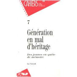 Génération en mal d'heritage