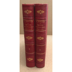 Histoire de l'éloquence latine / 2 tomes