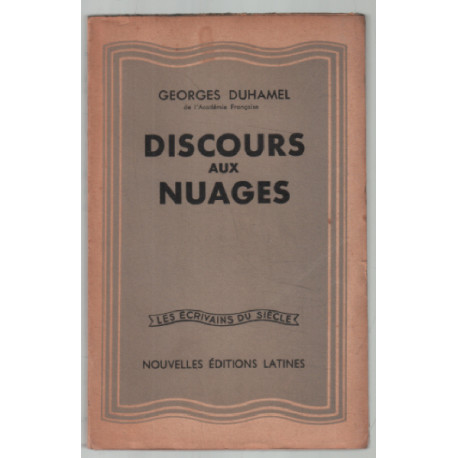 Discours aux nuages