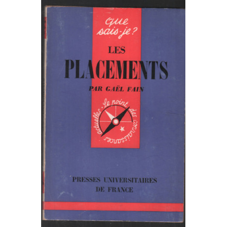Les placements