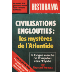 Revue historama n° 278 / civilisations englouties / les mysteres...