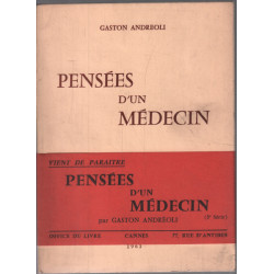 Pensées d'un médecin