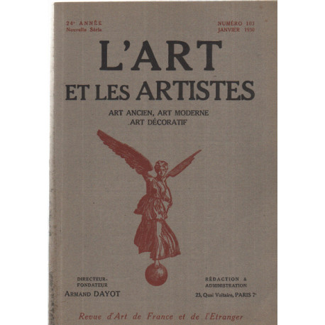 L'art et les artistes n°103