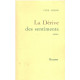 La dérive des sentiments - Prix Médicis 1991