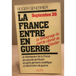 La France entre en guerre