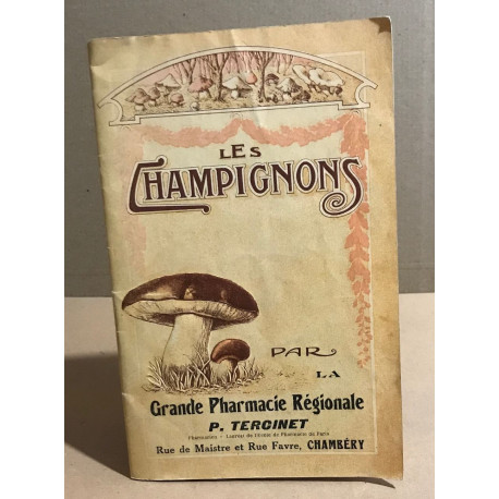 Les champignons / hors texte depliant en couleurs