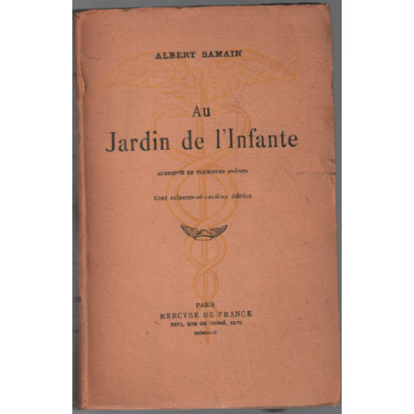 Au jardin de l'infante