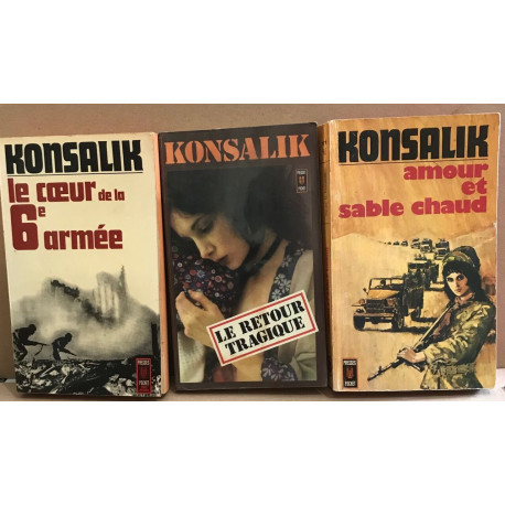 Lot de 3 livres / le coeur de la 6° armée -le retour tragique -...