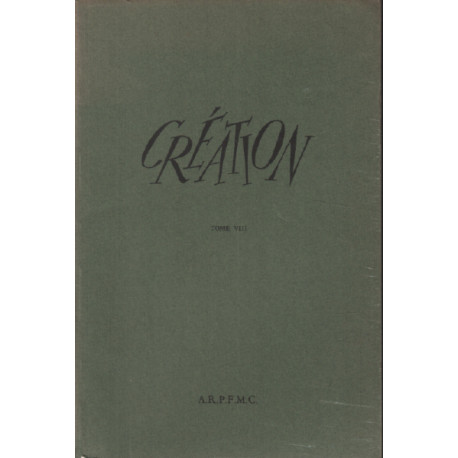 Revue de poesie creation n° 8