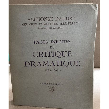 Oeuvres complètes illustrées / tome XVIII / pages inédites de...