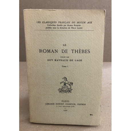 Le roman de thèbes / tome 1