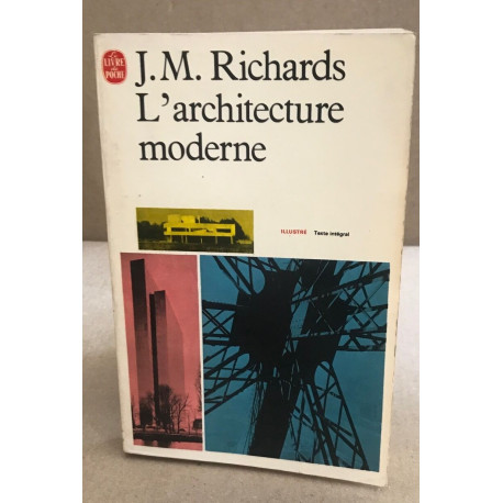 L'architecture moderne / nombreuses illustrations