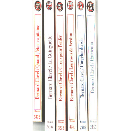 Un lot de 6 livres de cet auteur / harricana-l'angelus du soir...