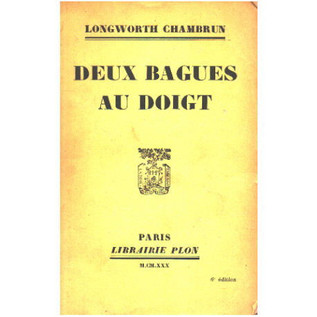 Deux bagues au doigt