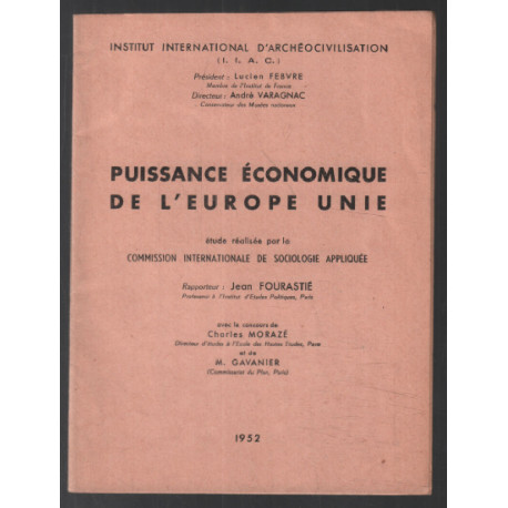 Puissance économique de l' Europe unie