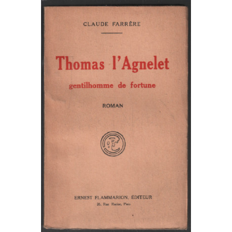 Thomas l'agnelet gentilhomme de fortune