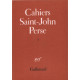 Cahiers saint-john perse n° 1