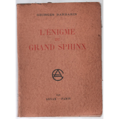 L'énigme du grand sphinx (photographies noir&blanc)