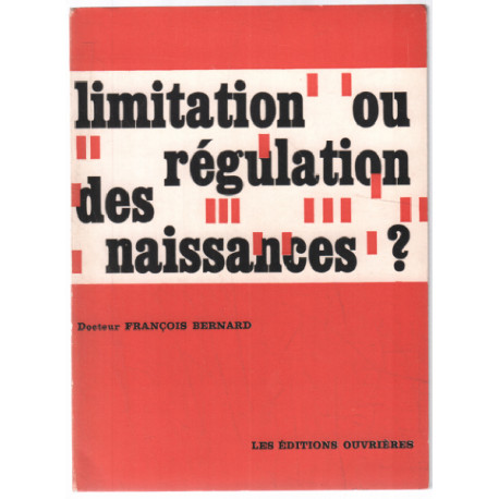 Limitation ou régulation des naissances