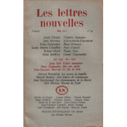 Les lettres nouvelles n° 27