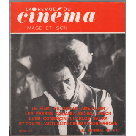 Le film historique américain / revue cinéma image son n° 287