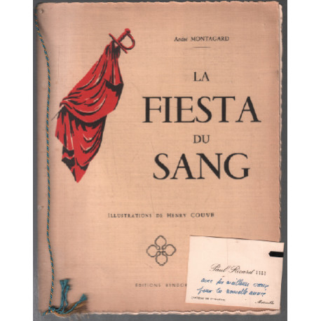 La fiesta du sang / illustrations de henry couve + 1 carte de paul...