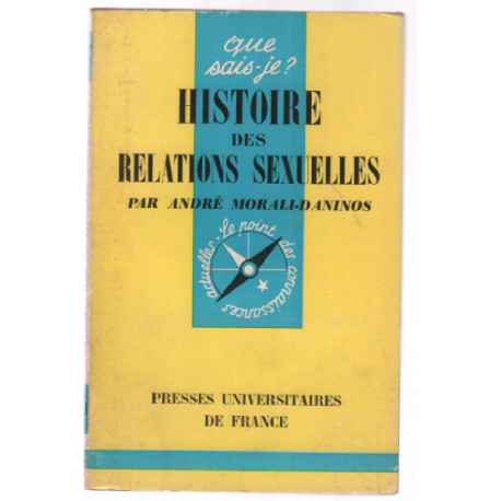 Histoire des relations sexuelles / que sais je