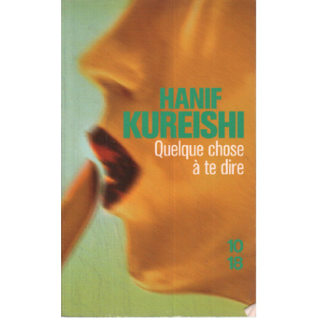 Quelque chose à te dire