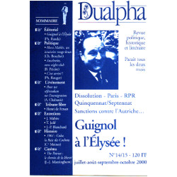 Revue politique historique et litteraire -dualpha n° 14-15 /...