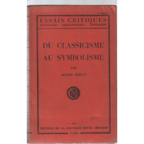 Du classicisme au symbolisme