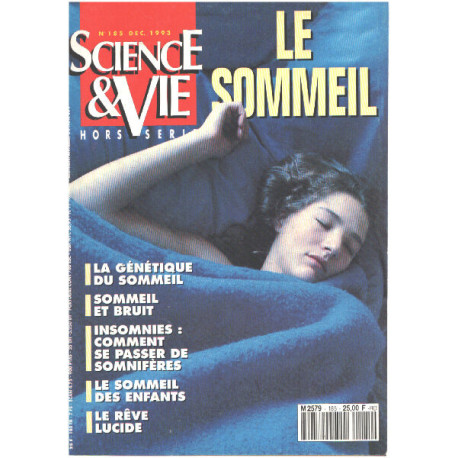 Science et vie hors serie n° 185 / le sommeil