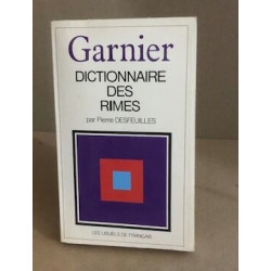 Dictionnaire des rimes (precede d'un) petit traite de...