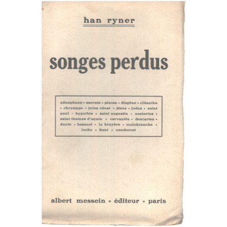 Songes perdus