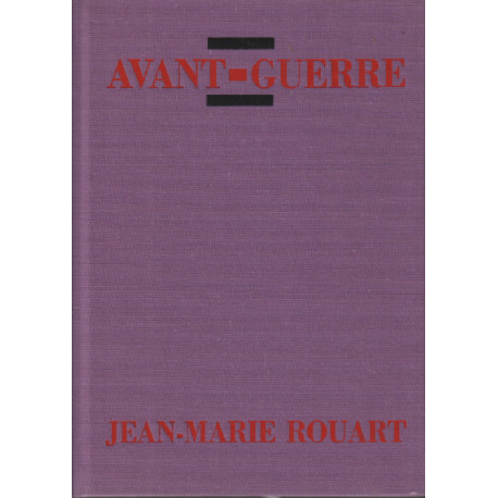 Avant-guerre