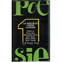 La nouvelle poésie tchèque poésies n° 46