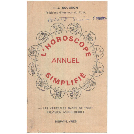 Horoscope nannuel simplifié