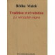 Tradition et révolution / le véritable enjeu