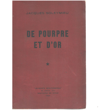 De pourpre et d'or