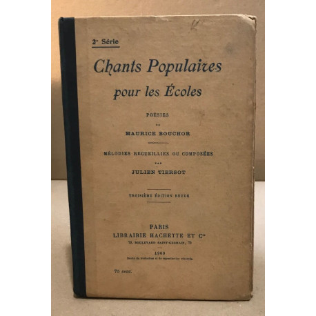 Chants populaires pour les écoles / poesie
