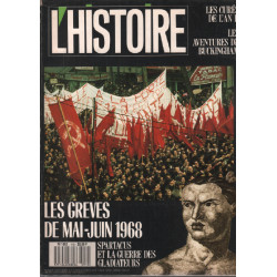 Revue l'histoire n° 110 / les greves de mai-juin 1968