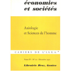 Axiologie et sciences de l'homme