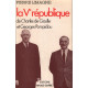 La V° république de charles de gaulle et georges pompidou