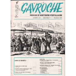 Revue d'histoire populaire / gavroche n° 15