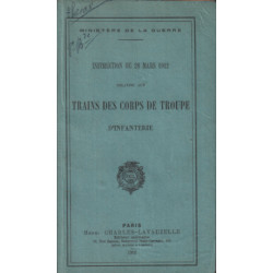 Instructions du 28 mars 1912 relatives aux trains de corps de...