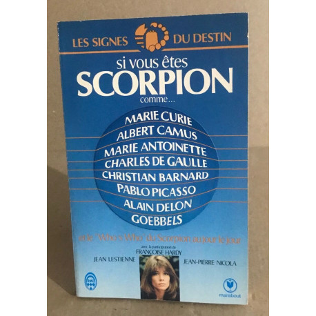 Si vous êtes scorpion comme