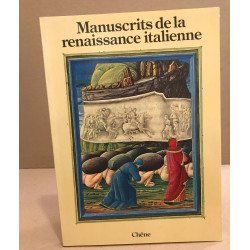 Manuscrits de la renaissance italienne