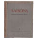 Saisons n° 2 Almanach des Lettres et des Arts (directeur de...